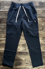 Womens Figs Technical Collection - Yola Scrub Pants 1000209 Sz Small Dark Blue