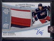 2022-23 Ultimate Kent Johnson Rookie Jumbo Patch Auto RPA RC /15