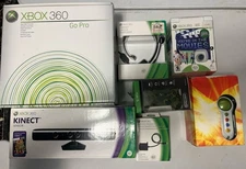Huge Xbox 360 Go Pro Lot Complete With Xtra Remote, Kinect, Wands, Camera & More