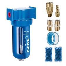 Nanpu Zinc Alloy Desiccant Dryer Compressed Air In Line Filter Moisture Wat...