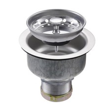 Kitchen Sink Stainless Steel Deep Locking Basket Strainer with Drain Assembly...