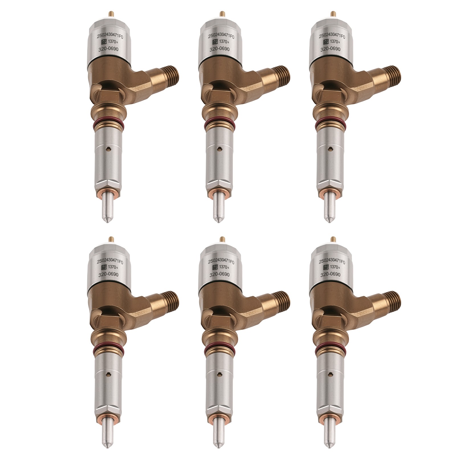 Engine Injector Set for Caterpillar 320D GC C6.4 3200680 326-4700 thumbnail 12