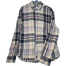 Johnnie-O West Coast Prep Plaid Shirt Men's Size L
