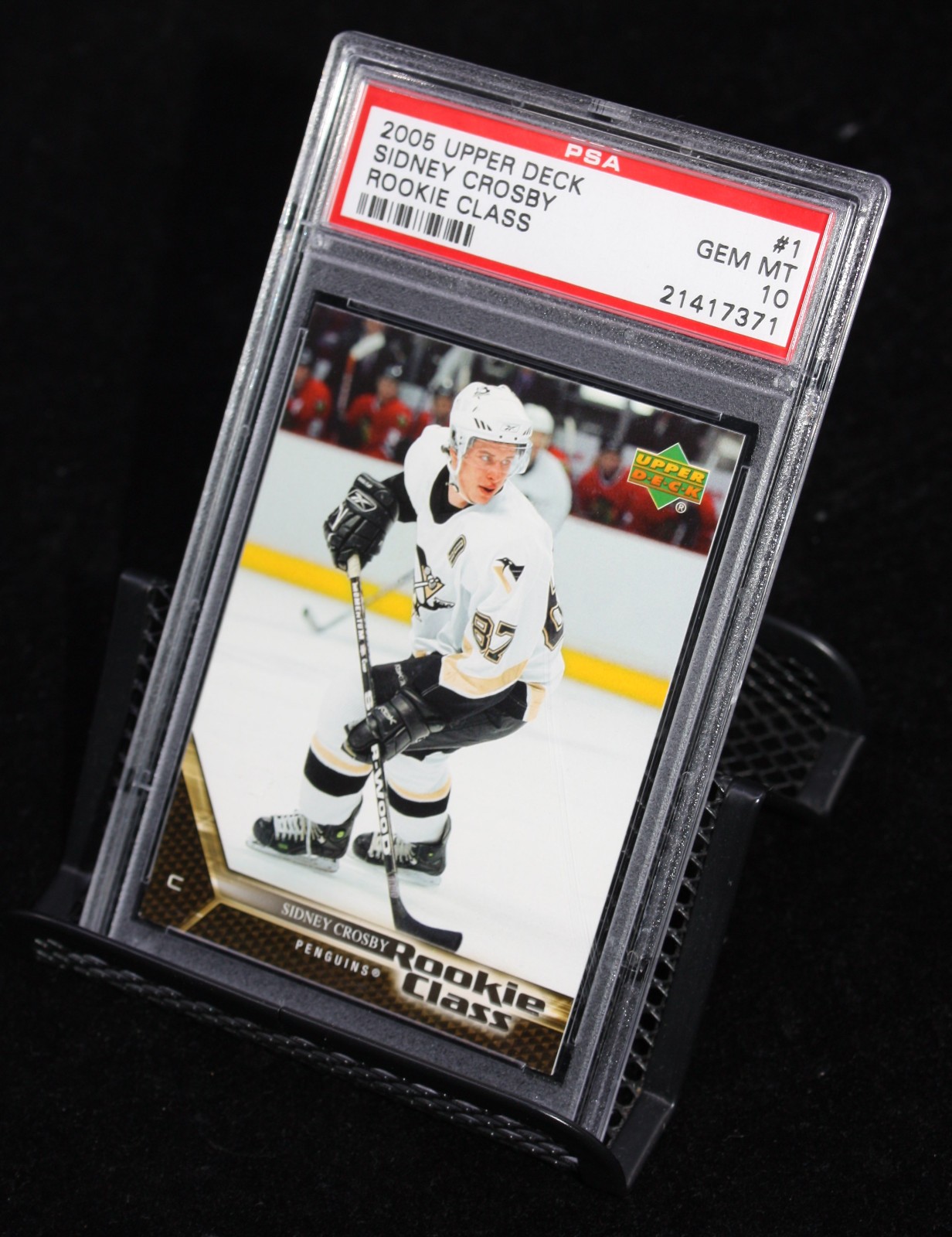 2005 Upper Deck Sidney Crosby #1 PSA 10 Rookie Class
