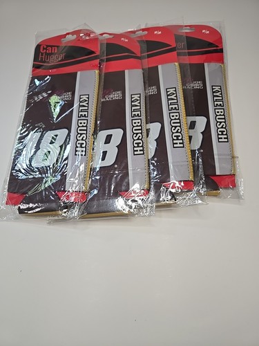 Kyle Busch Can Hugger #18 NASCAR Tall Boy Lot Of 4 New Joe Gibbs Racing Gibbs 18 - Picture 8 of 8