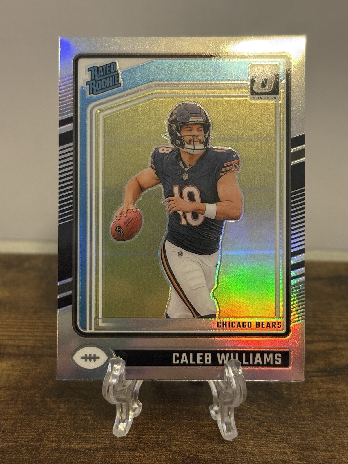 2024 Panini Donruss Optic - Rated Rookie Caleb Williams #201 Holo Prizm (RC)