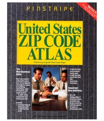 UNITED STATES ZIP CODE ATLAS (PINSTRIPE) By American Map Corporation