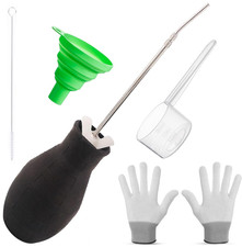 Diatomaceous Earth Duster Garden Powder Applicator Detachable Fold Bulb Sprayer