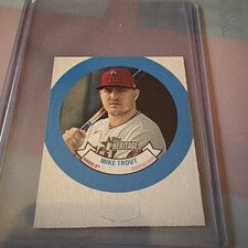 2022 Topps Heritage MIKE TROUT 1973 Topps Candy Lids #1 SP! *Angels