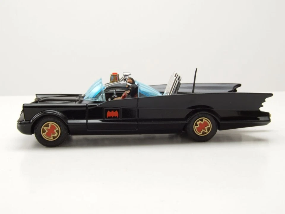Batmobile Batman 1966 schwarz mit Figuren Modellauto 1:46 Corgi - Bild 3 von 4