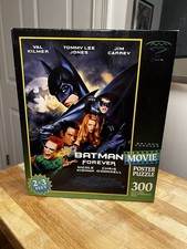 VINTAGE 1995 Batman Forever Movie Poster Puzzle 300 Pc Milton Bradley NEW SEALED