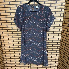 Cabi Grey Floral Dress Size XS
