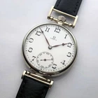 Rare BIG Swiss Mechanical Mens Marriage Luxury Omega Wristwatch Enamel Dial