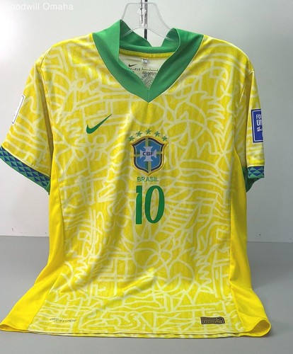 Nike Brazil 2024 Home Stadium Soccer Jersey Neymar Jr. # 10