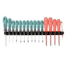 Magnetic Screwdriver Organizer, Aluminum Alloy Rail Tool Holder, Fits Up to 1...
