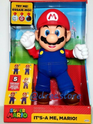 Nintendo Super Mario Its A Me Mario Motion Activated Sound Interactive Jakks 192995404304 Ebay