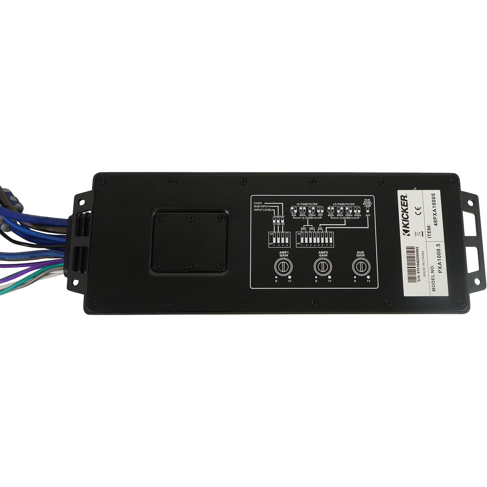 KICKER 48PXA10005 5-канальный усилитель мощностью 1000 Вт Комплект усилителей для квадроциклов UTVRZR PXA10005