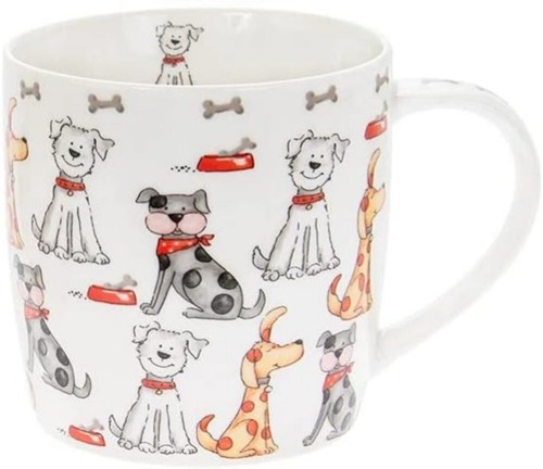 Lesser & Pavey Cartoon Cat & Dog Design Boxed Novelty Mug - China Gift Mug - Picture 3 of 5