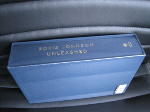 BORIS JOHNSON SIGNED - UNLEASHED NUMBERED SLIPCASED FIRST UK EDITION BRITISH PM - Foto 2 di 8
