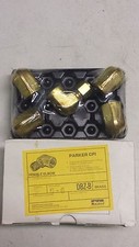 Parker DBZ-B-6-6-3/8 Compression X 3/8 FNPT Thread CPI Brass Elbow/90-BOX OF 5