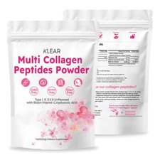 Multi Collagen Peptides Powder-TypeI,II,III,V,X-Hyaluronic Acid,Biotin Vitamin C