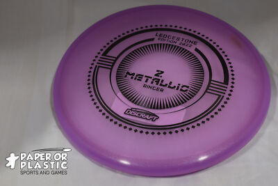 Discraft Ledgestone 2022 Z METALLIC RINGER Disc Golf 174 Putter Purple NEW Black