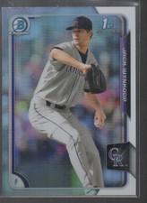 JACK WYNKOOP 2015 BOWMAN CHROME DRAFT REFRACTOR CARD #95