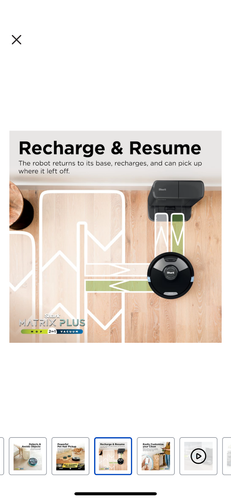 Shark - Matrix Plus 2-in-1 Robot Vacuum & Mop with Sonic Mopping - Picture 17 of 18