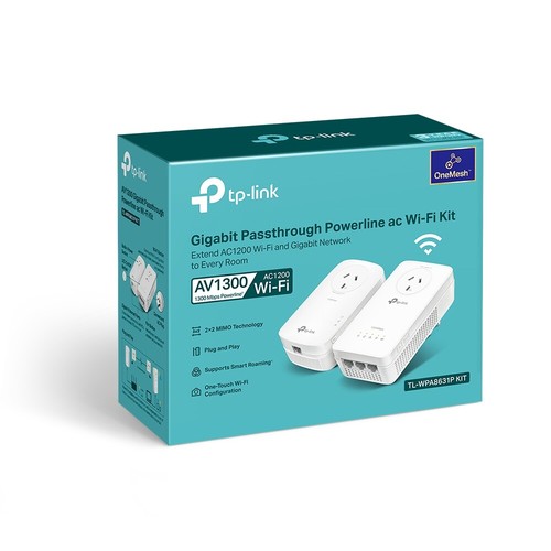 TP-Link TL-WPA8631PKIT AV1300 Gigabit Passthrough Powerline AC Wi-Fi Kit - 第 8/8 張圖片