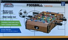 Real Wood Games 20-Inch Table Top Foosball/Soccer Game - Brand New in Box