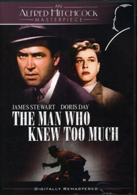 THE MAN WHO KNEW TOO MUCH (DVD) VG Disc + Cover Art - NO CASE