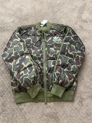 Adidas Womens Camo SST Pure Jacket -HuHiking Size XS $180 CY7518