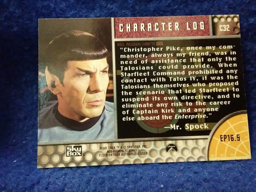 1997 Star Trek Original Series Inserts U-Pick-1 Profiles,Behind scenes,Character - Picture 99 of 207