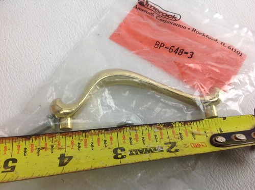 12 Amerock poliertes Messing Gold 3"cc Krug Schrank Türgriff Ziehen BP648-3 Posten - Bild 5 von 6