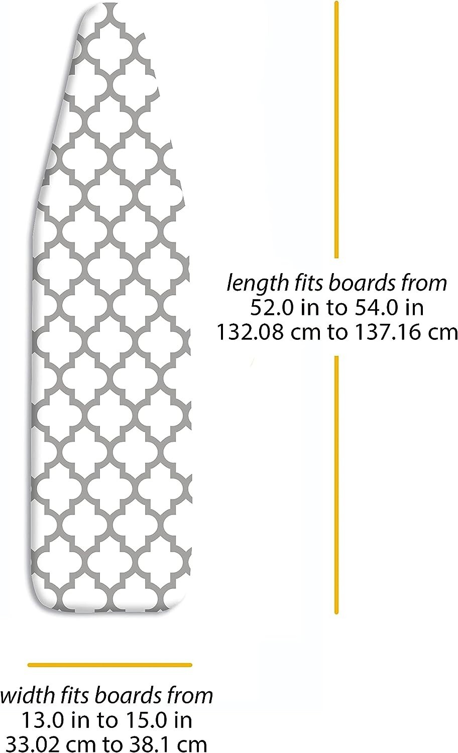 Whitmor Deluxe Ironing Board Cover and PadMedallion, Medallian Gray eBay