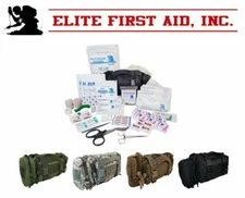 NEW Elite First Aid Rapid Response Survival EMS EMT Medical MOLLE Medic Bag RED