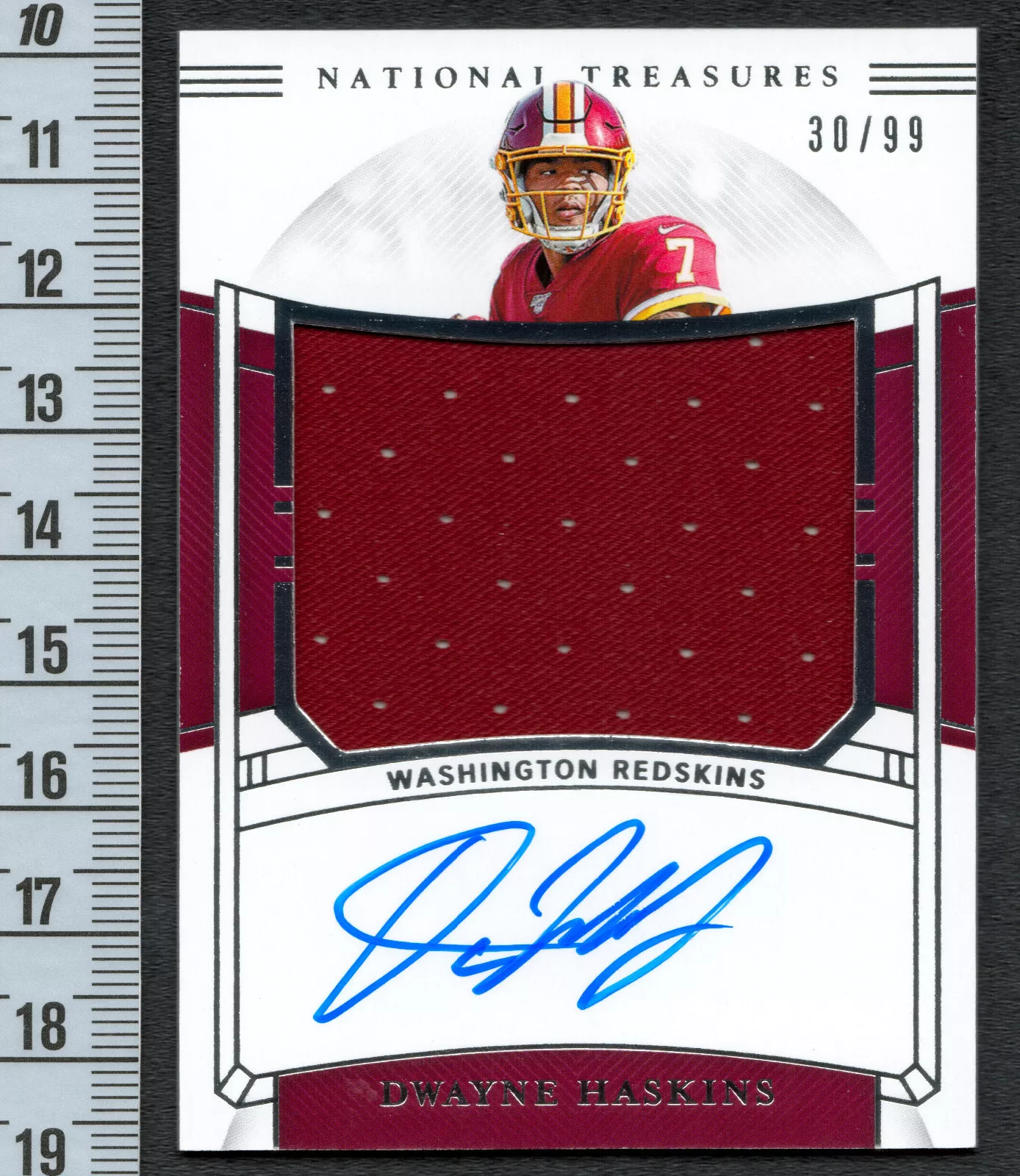 Dwayne Haskins trading card