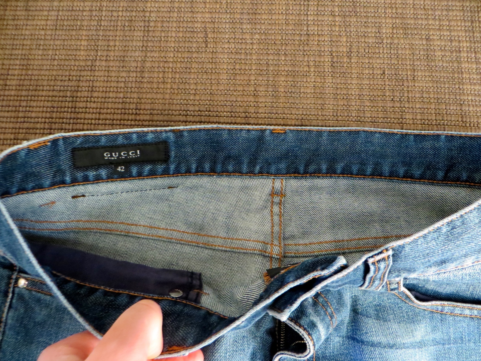 RUNWAY BOYFRIEND STRAIGHT LEG GUCCI BY TOM FORD  JEANS SIZE IT42 UK10 US6 thumbnail 4