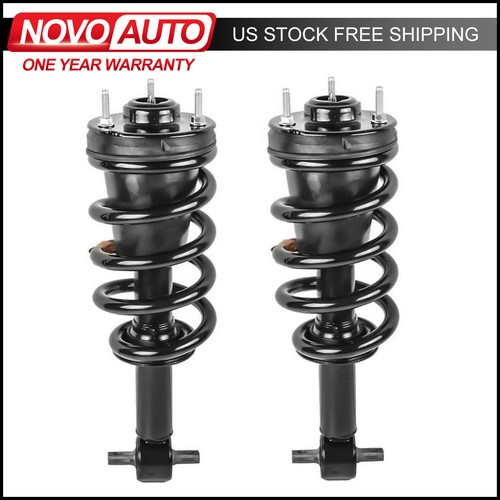 Pair Front Strut Shock w/Spring Mount For 20072013 Chevy Silverado