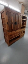 Antique Japanese Mizuya Tansu Meiji Period Large Chest