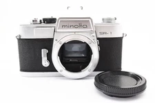 🚀🎁《Near MINT w/BODY CAP》Minolta SR-1 Silver SLR 35mm Film Camera JAPAN✈✈✈✈✈✈✈✈