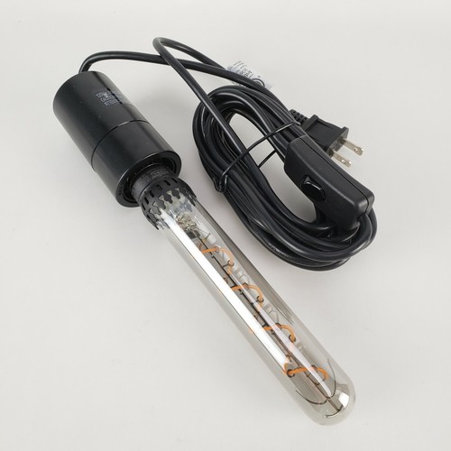 IKEA Hanging Light Fixture w/ Bulb Black Cord - 第 2/8 張圖片