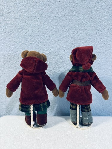 Russ Berrie® #4812 Elston & Bingley 7" Hecho a Mano Peluche Viejo Mundo Peluches Soporte - Imagen 3 de 6