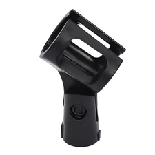 4 Pcs Universal 180° Microphone Clips Clamp Holder For Wired/ Wireless Mic Stand
