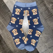 PET LOVERS UNISEX DOG LOVERS LABRADOR NOVELTY DESIGN SOCKS DADDY