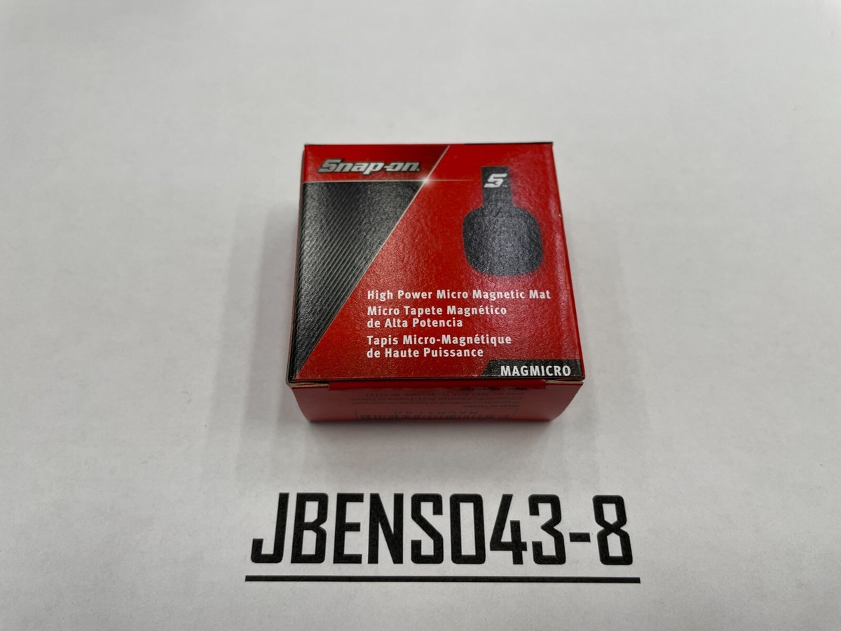 Snap-on MAGMICRO 2x2 Black Magnetic Mat – Handy Micro Mat For Tools & Parts
