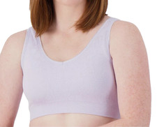 Anybody All-Day Jacquard Wirefree Bra Removable Cups Large Lilac A217011 9788