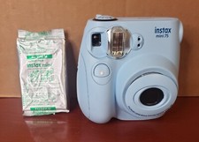 Fujifilm Blue Instax Mini 7S Instant Camera  1 Pack Of Film PLEASE READ 