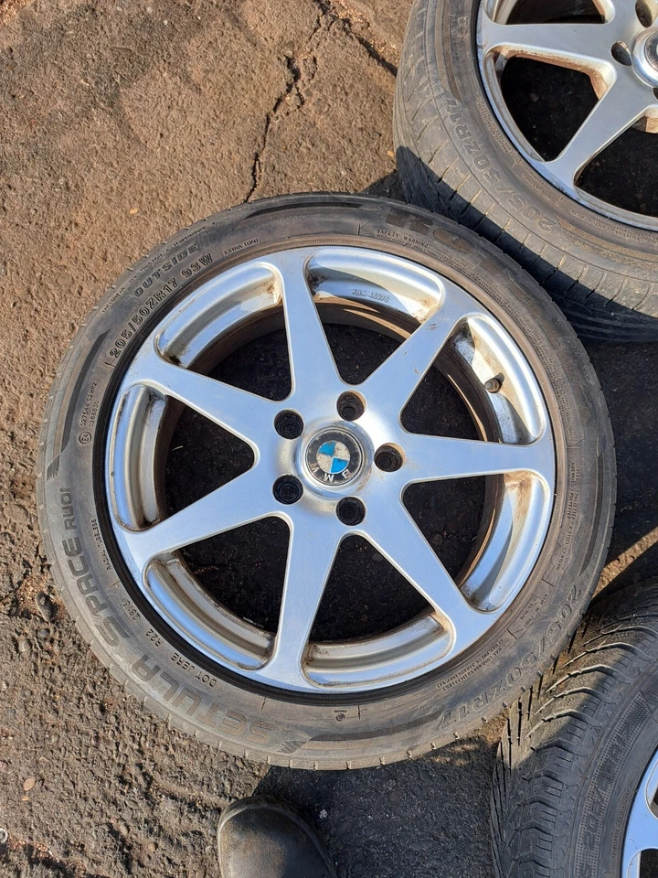 BMW 5er E39 1 Satz Alufelgen mit Reifen 205/50ZR17 7Jx17H2 KBA 45375 - Bild 3 von 4