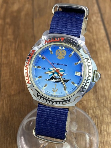Orologio uomo Vostok Admiralskiye meccanico 17j vintage epoca sovietica - Foto 2 di 23